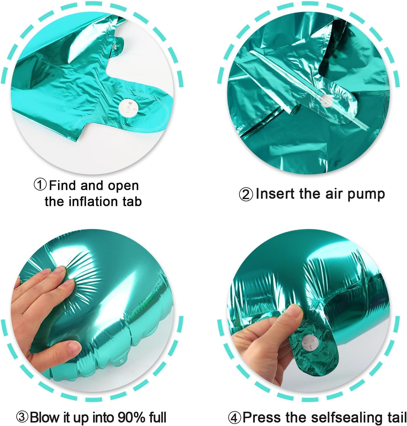 Teal Blue Number 7 Birthday Balloon 40 Inch, Digital Balloons for 7 17 27 70 77 Party Celebration Decorations Supplies, Teal Blue Mylar Foil Numbers Balloon for Seven Wedding Anniversary