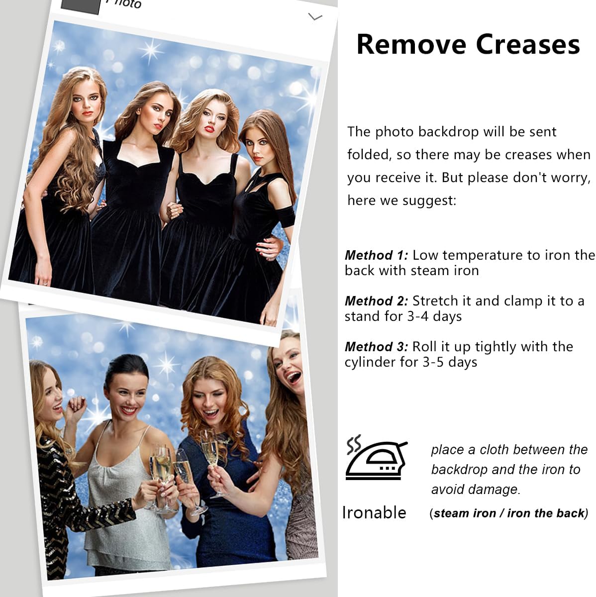 YongFoto Silver Blue Glitter Backdrop 6x4ft Silver Light Spots Blue Sequin Bokeh Photography Background Birthday Bridal Shower Wedding Photography Background Party Banner Portraits Photoshoot Props