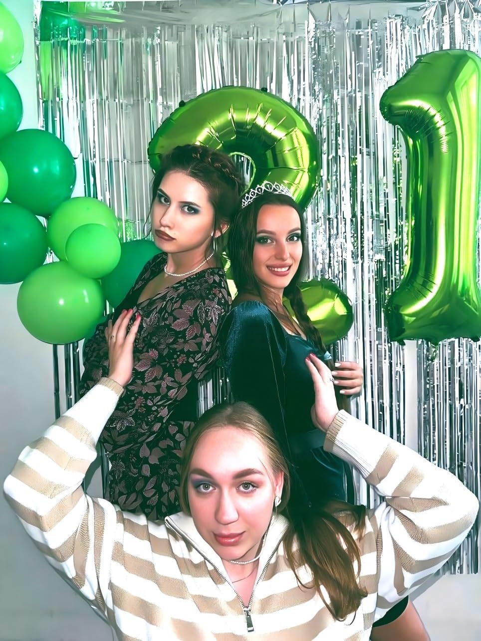 Big 40 Inch Light Green 2 Number Balloon Birthday Decoration, 2026 Light Green Number 2 Helium Balloons 12 20 22 23 24 26 28 32 42 Celebration, Boy Girl Baby Anniversary Party Graduations Supplies