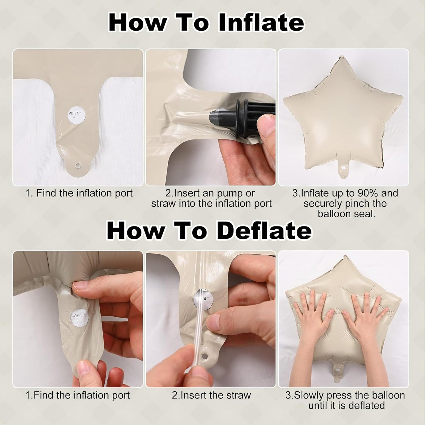 Sand White and Gold Balloons Beige Heart Balloon as Engagement Party Decorations, Metallic Gold and Cream White Nude Confetti Balloons 18 inch Clear Heart Shape Foil Balloon as Bride Wedding Decor