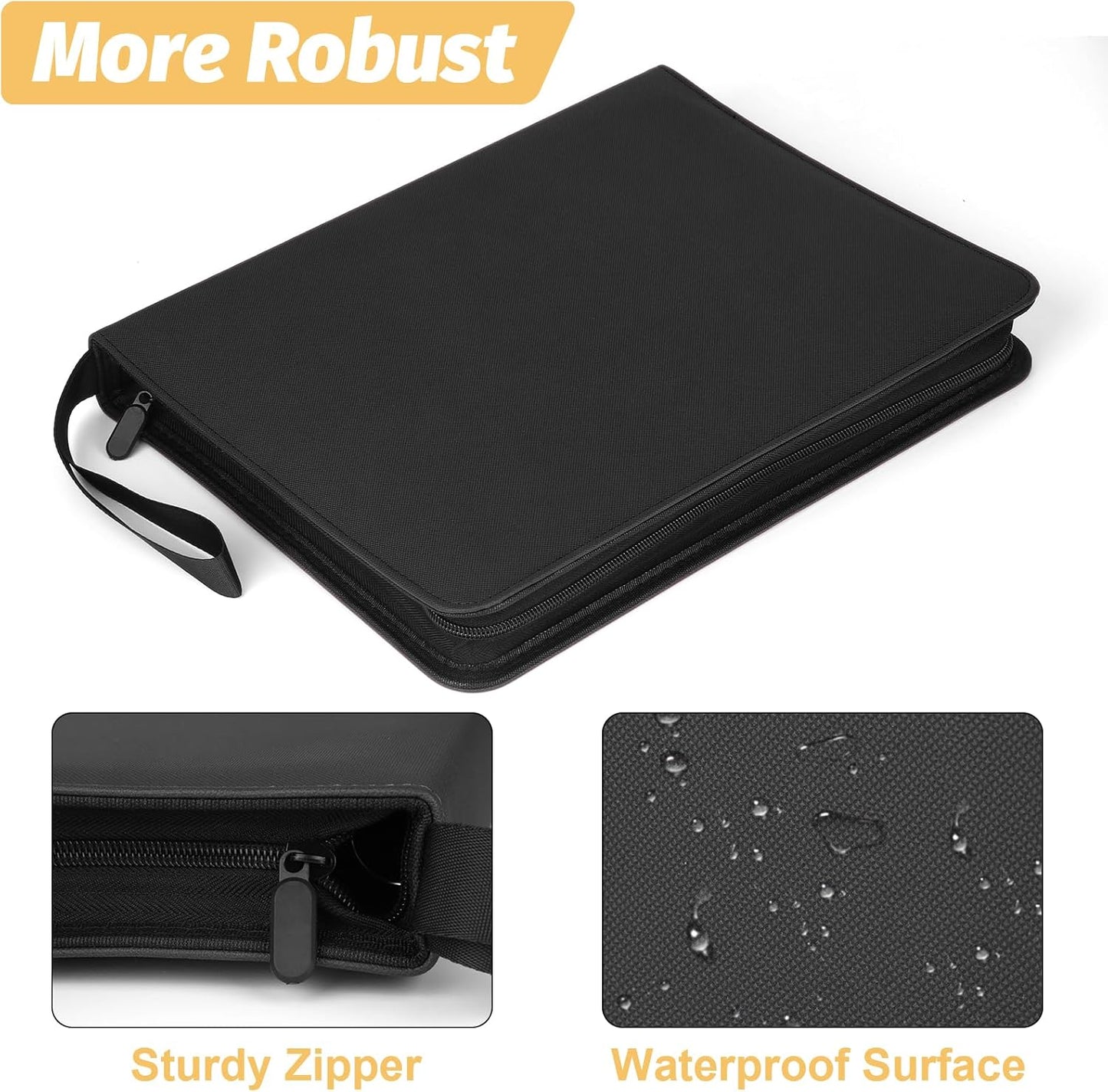 Trading Card Binder, Card Collection Binder Album Folder with 720 Side Loading Pockets, 9 Pocket Trading Card Album Folder for TGC,MTG, Baseball Cards, Yugioh