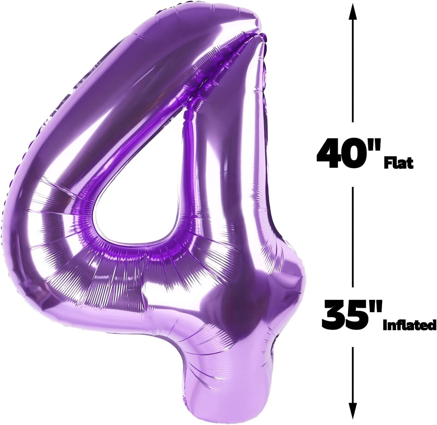 Purple Number 14 Balloon 40 Inch Birthday Decorations, Number 14 Balloon Birthday Party Decorations, Anniversary Decorations Graduations Party Supplies