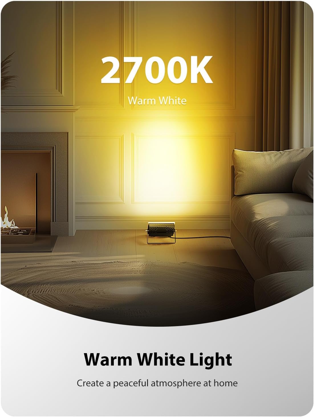 Onforu LED Flood Light Outdoor 800W Equivalent, 100W Color Changing RGBW Floodlight with Remote, Stage Lights Uplights for Events, IP66 Uplighting Spotlight Floor Strobe Light for Christmas 4 Pack