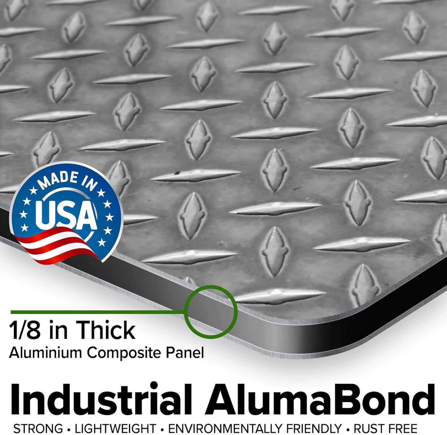 Custom Sign, Custom Street Sign, 11 Font Colors, 13 Font Styles, 4 Hole Options, 22 Sizes, 18x24 Inches, Rust Free DiBound, Fade Resistant, Made in USA by My Sign Center (Diamond Metal)