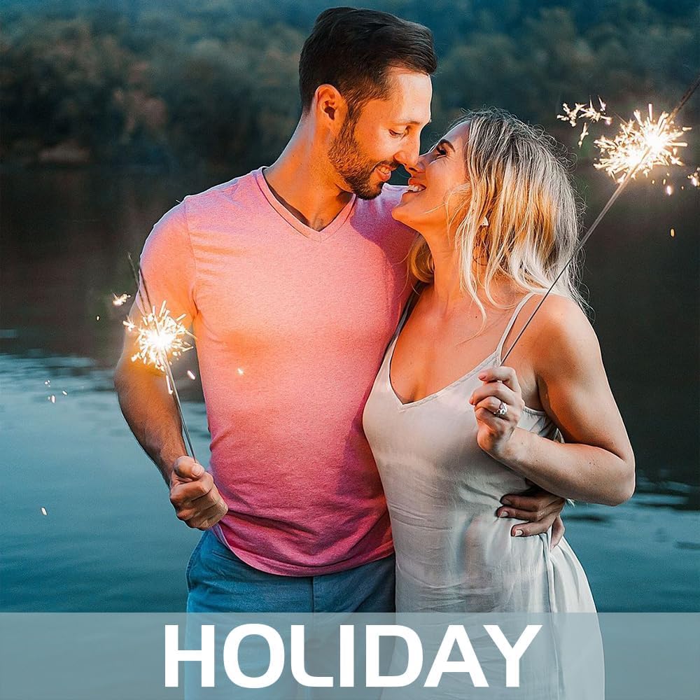 12-inch 80 Pieces Sparklers Wedding Send-Off,Suitable for Celebratory Holidays Such as Easter,Wedding Favors,Holiday Revelry and More（3-5 Days Deliveried）