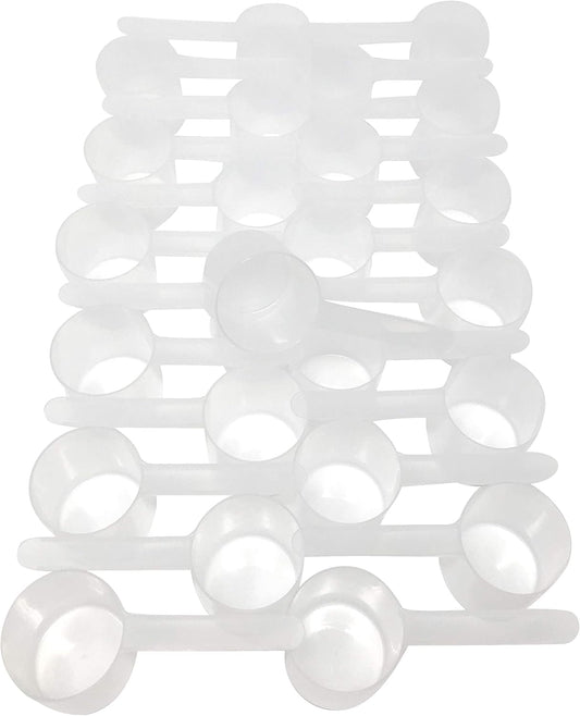 3/8 Cup (3 Oz. | 6 Tablespoon | 90 mL) Long Handle Scoop for Measuring Coffee, Pet Food, Grains, Protein, Spices and Other Dry Goods (Pack of 100)