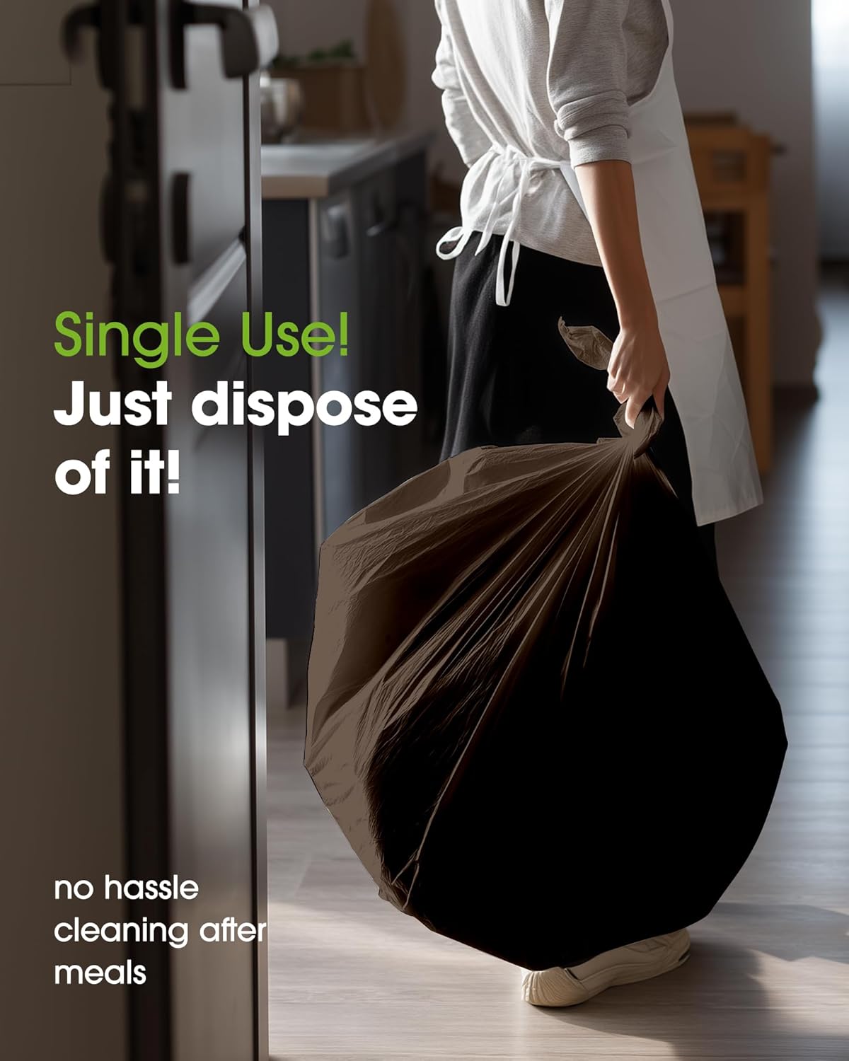 Pureegg Plastic Table Cloth Disposable 10 Pack, 54 x 108 Inch Table Cloths, Party, Thanksgiving Decorations, Harvest, Fall Tablecloths, Rectangle, Plastic Cover, Leakproof & Sturdy, Brown