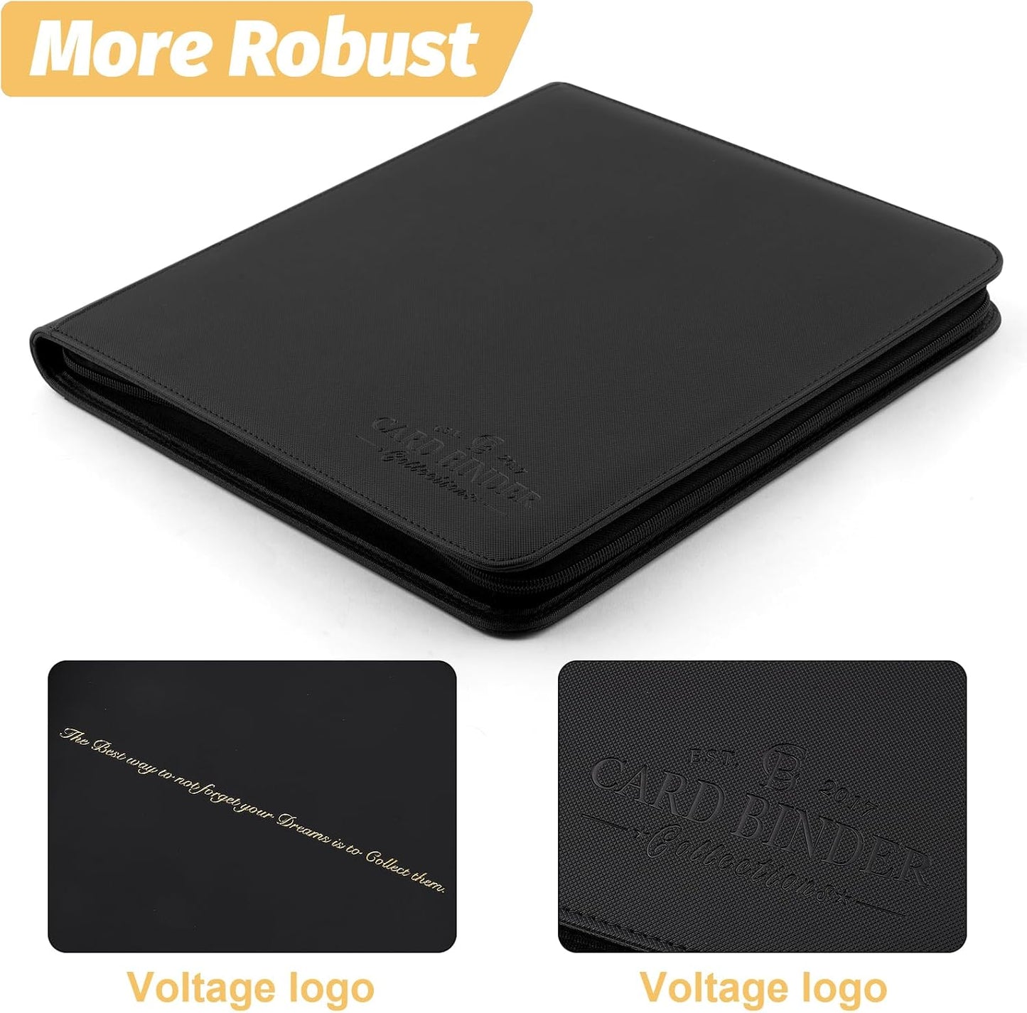 Trading Card Binder, Card Collection Binder Album Folder with 720 Side Loading Pockets, 12 Pocket Trading Card Album Folder for TGC,MTG, Baseball Cards, Yugioh