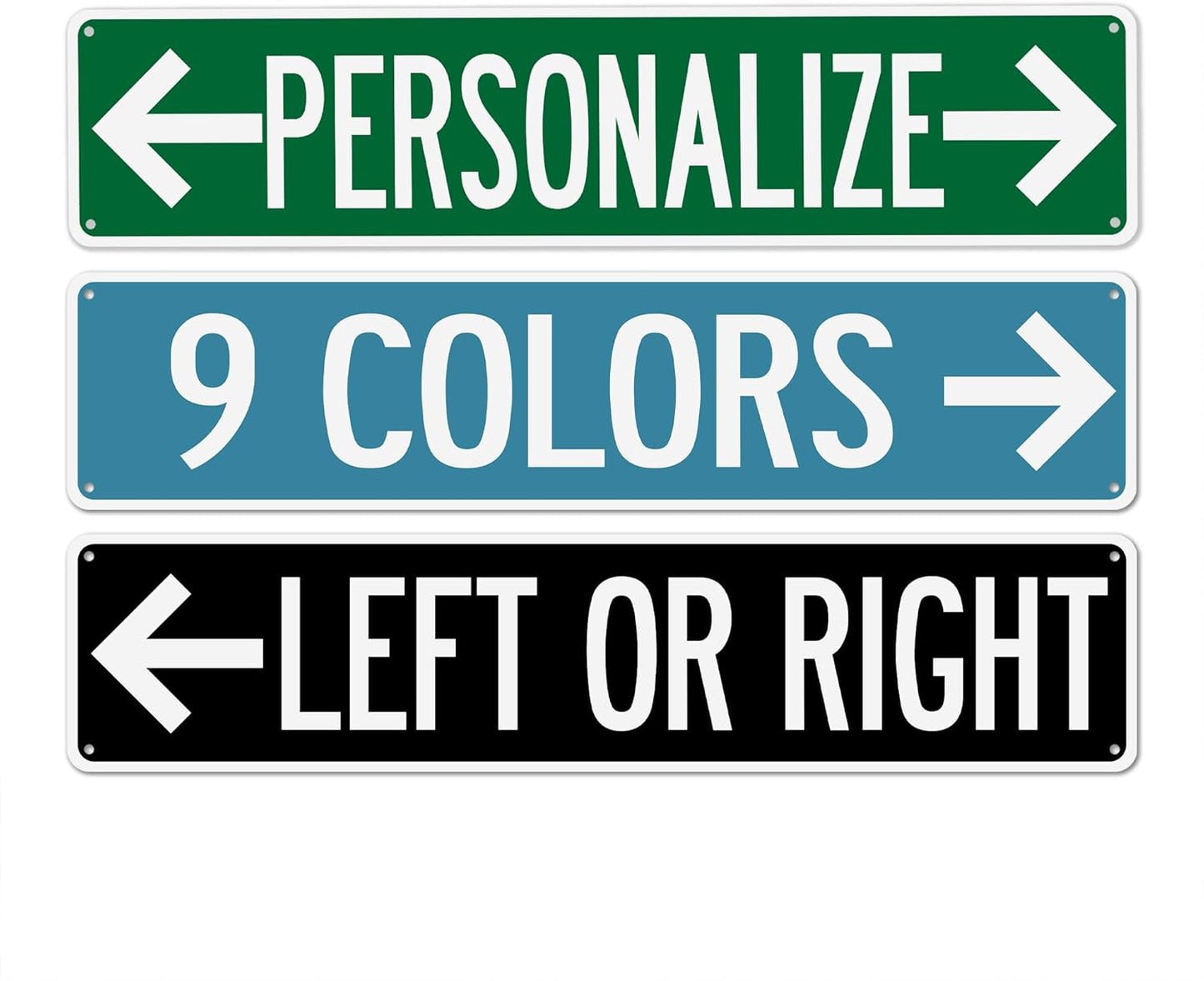 Customized Street Signs Custom Road Sign - Made In USA - Choose Your Color Signs For Bedroom Personalized Arrow Signs Yard Signs 104180011001