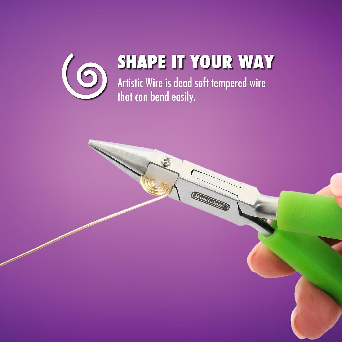 Artistic Wire, 18 Gauge Silver Plated Tarnish Resistant Colored Copper Craft Wire, Ice Blue, 20 ft