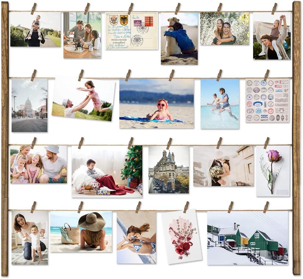 1.4 Inch Mini Clothes Pins for Photo, 130 Pcs Small Clothes Pins, Wooden Clothespins for Baby Shower, Party, Crafts DIY Project