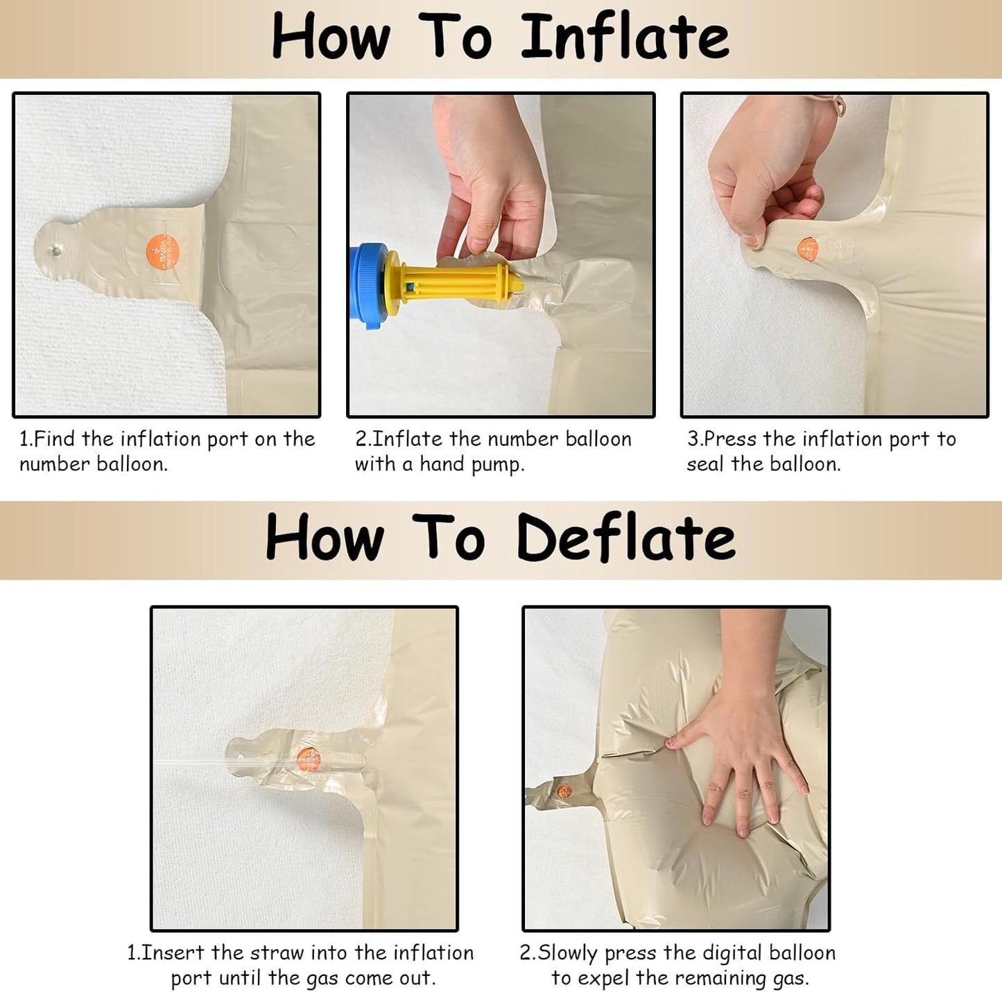 40 Inch Letter Balloons N, Big Custom A-Z Alphabet Foil Name Balloon Cream White, Self Inflating Beige Customize Helium Balloon Letters N for Women Girls Birthday New Year Baby Shower Party Decoration