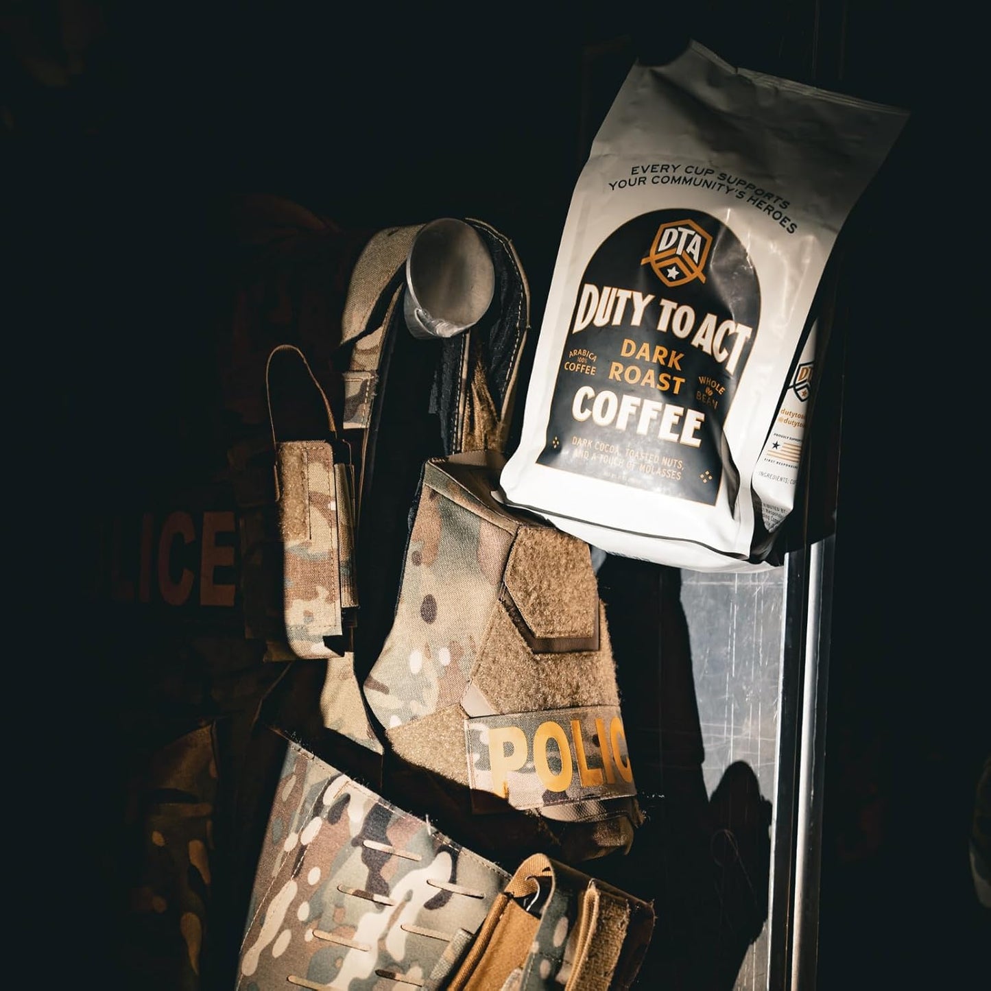 Duty to Act Dark Roast Whole Coffee Beans, 2 lbs (Pack of 1)