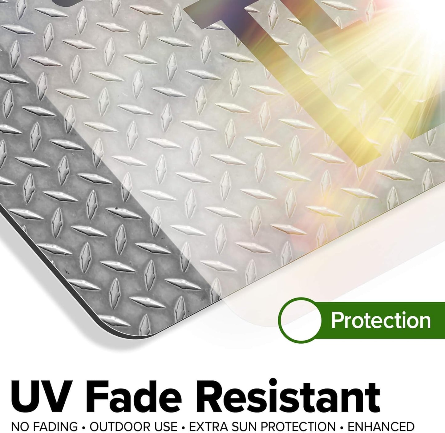 Custom Sign, Custom Street Sign, 11 Font Colors, 13 Font Styles, 4 Hole Options, 22 Sizes, 12x18 Inches, Rust Free DiBound, Fade Resistant, Made in USA by My Sign Center (Diamond Metal)