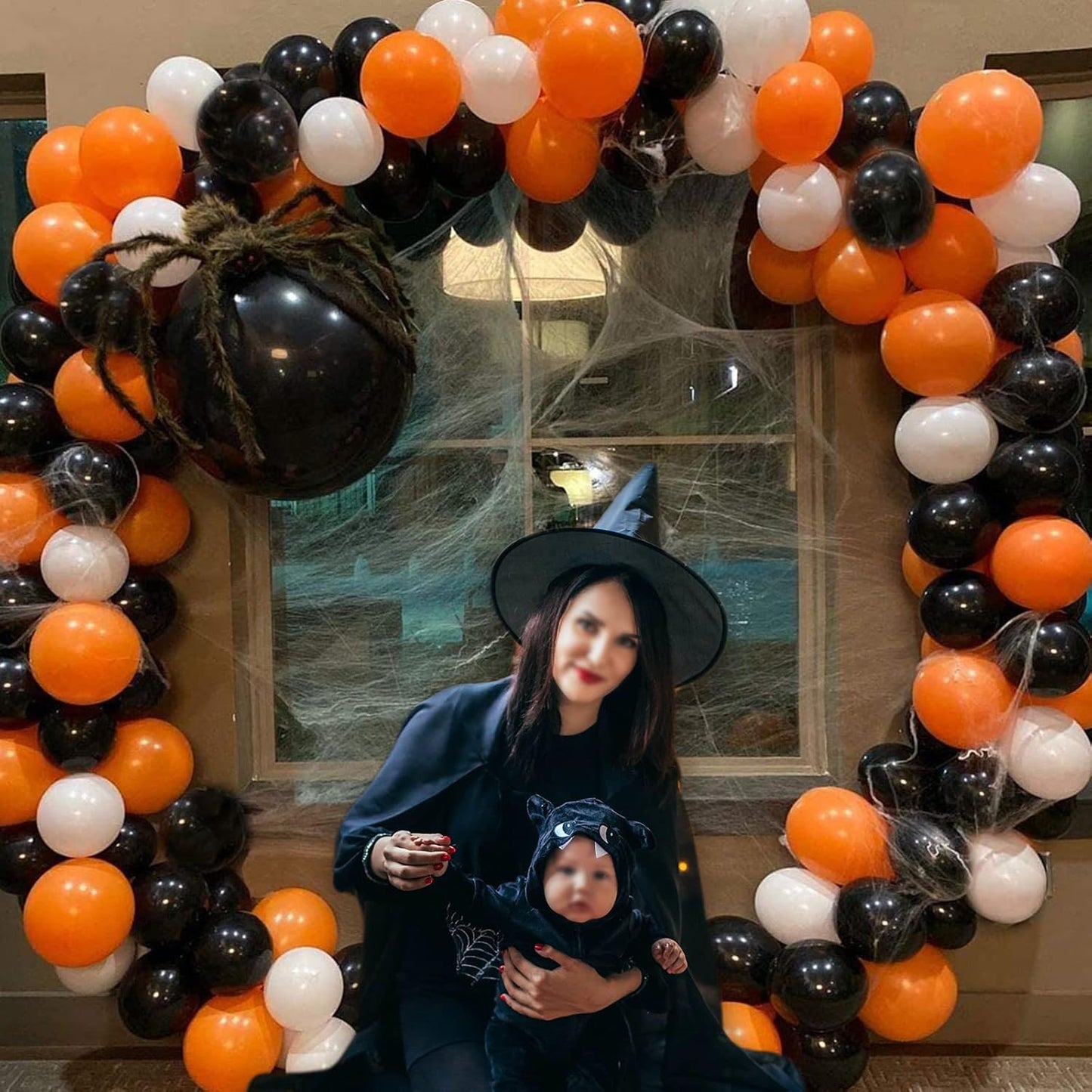 KAWKALSH 200pcs Orange Balloons 5 Inch, Small Mini Latex Balloons for Party Birthday Baby Shower Anniversary Festival Arch Garland Decoration