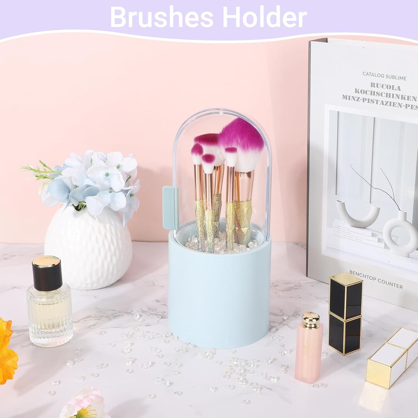 SUREAM 4500PCS Acrylic Diamonds Gems, Colorful 6mm Crystal AB Ice Rocks Crystals for Vase Filler, Table Scatter, Christmas, Wedding, Birthday Party, Arts & Crafts, Home Decorations