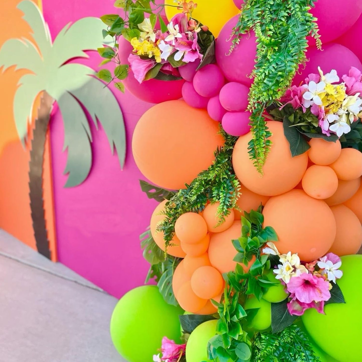 110pcs Orange Balloons 12 Inch Latex Balloon Arch Kit for Birthday Baby Shower Anniversary Graduation Wedding Party Decorations