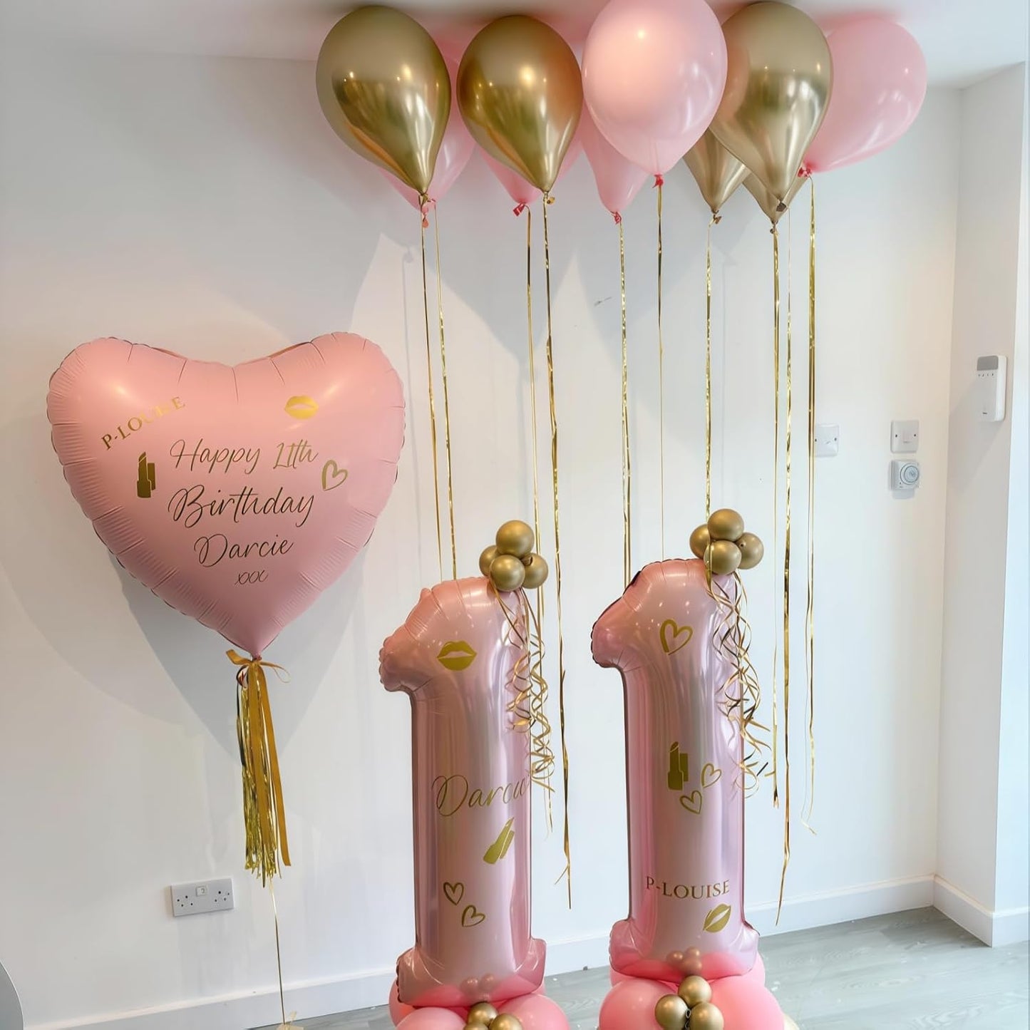 18 Foil Balloon Pastel Pink, 40 Inch Helium Number 1 & 8 Balloon for 18 Year Old Birthday Decorations, Large Self Inflating Mylar 18 Balloon for Girls 18th Birthday Party Anniversary Decor Supplies