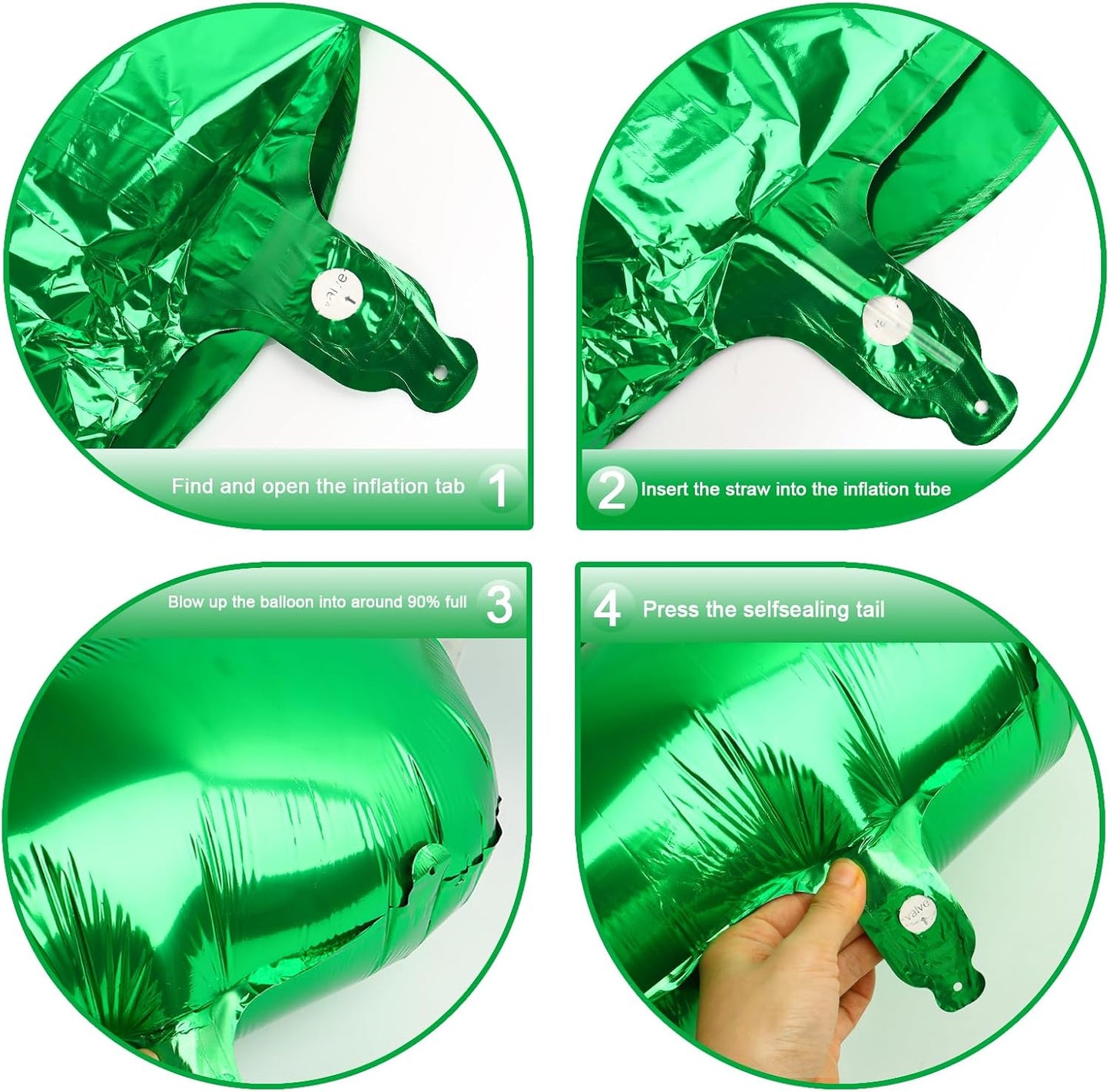 40 Inch Green Mylar Foil Number 26 62 Birthday Balloon, 26 Boy Girl Party Decorations Supplies, Big Helium Balloons Numbers for 26 62 Men Women Anniversary