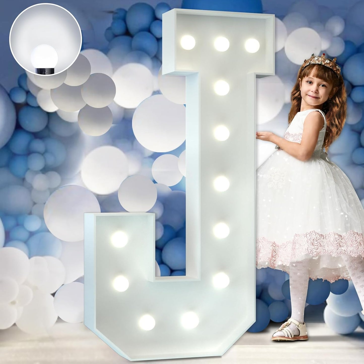 Marquee Letters 4 Feet Tall Large Light Up Letters Baby Shower Decorations Wedding Engagement Proposal White Party Decorations Marry Me Sign Big Cardboard Backdrop J