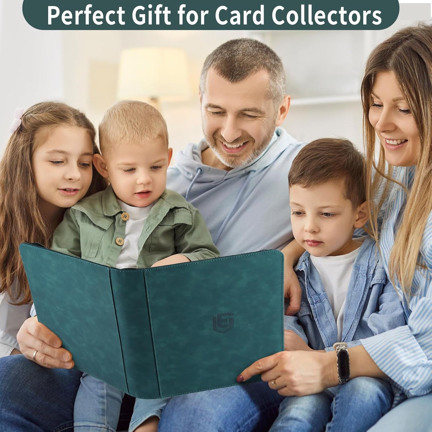 9 Pocket Card Binder,540 Pocket Trading Card Binders,Loading Pocket Collectible Card Album for MTG, TCG, Sport Card, Game Cards Dark Green