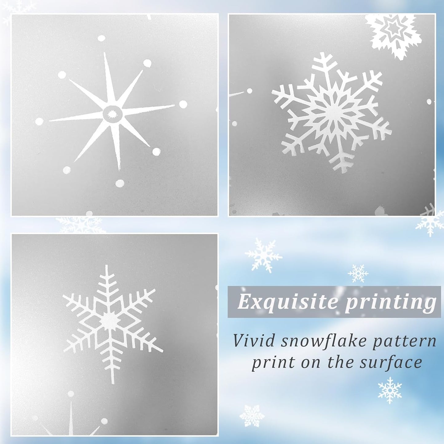 Skylety 40 Pieces Snowflake Balloons Bulk Winter Transparent Snowflake Latex Balloons for Christmas Birthday Wedding Party Decorations (Silver)