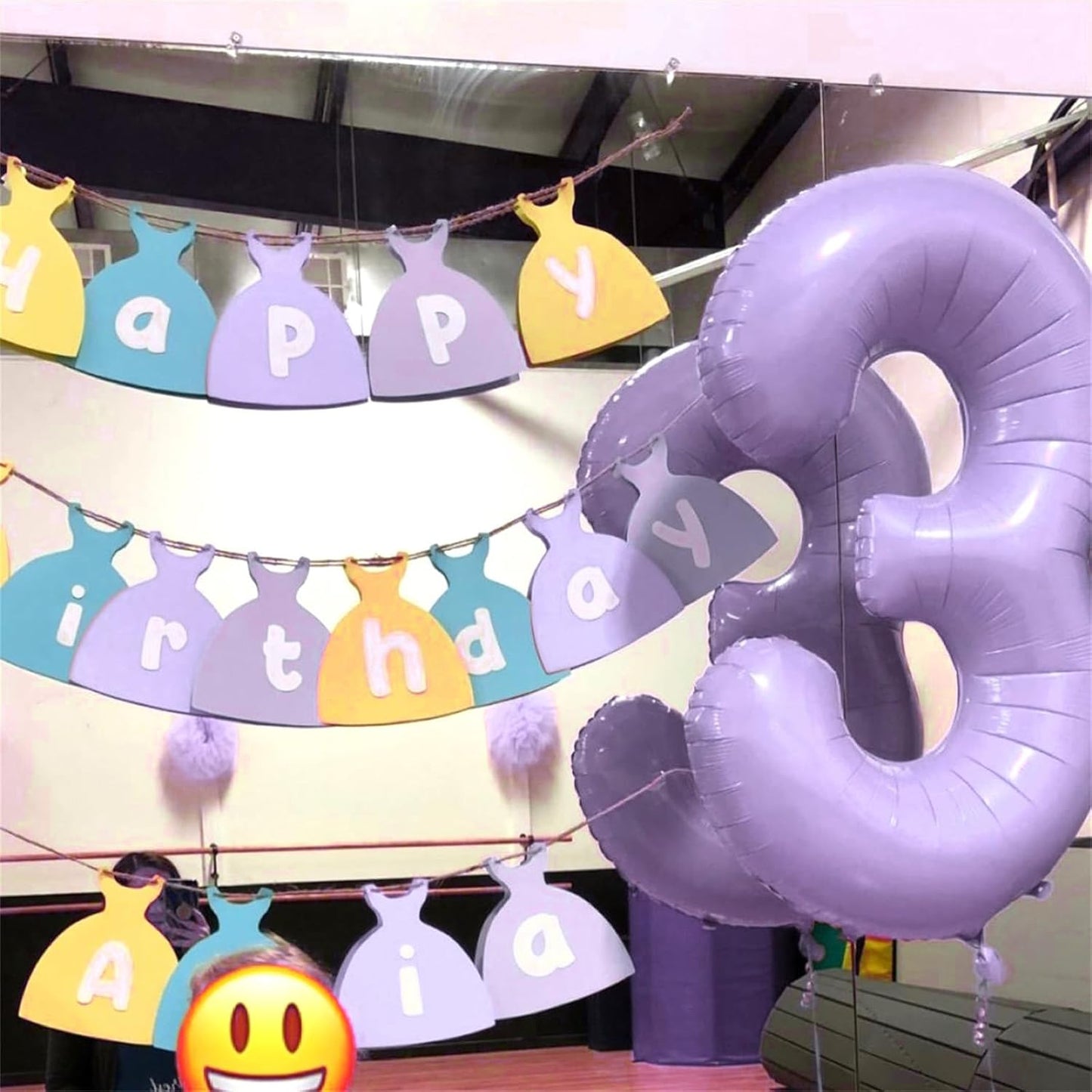 30th Birthday Balloons Pastel Purple for Women, 40 Inch Giant Dusty Light Purple Mylar Foil Number 30 Balloons Kit, Lilac Helium 30 Balloons for Thirty Anniversary New Year Party Decorations Supplies