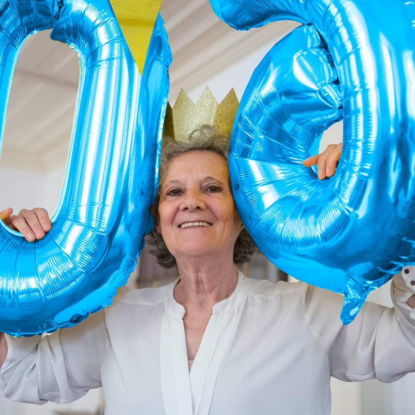 Blue Number 9 Balloons, 40 Inch 9th Birthday Foil Balloon for Boys, Giant Self Inflating Helium Mylar Foil Number Balloons 0-9 for Men 9th Anniversary Graduation Birthday Party Decorations Supplies