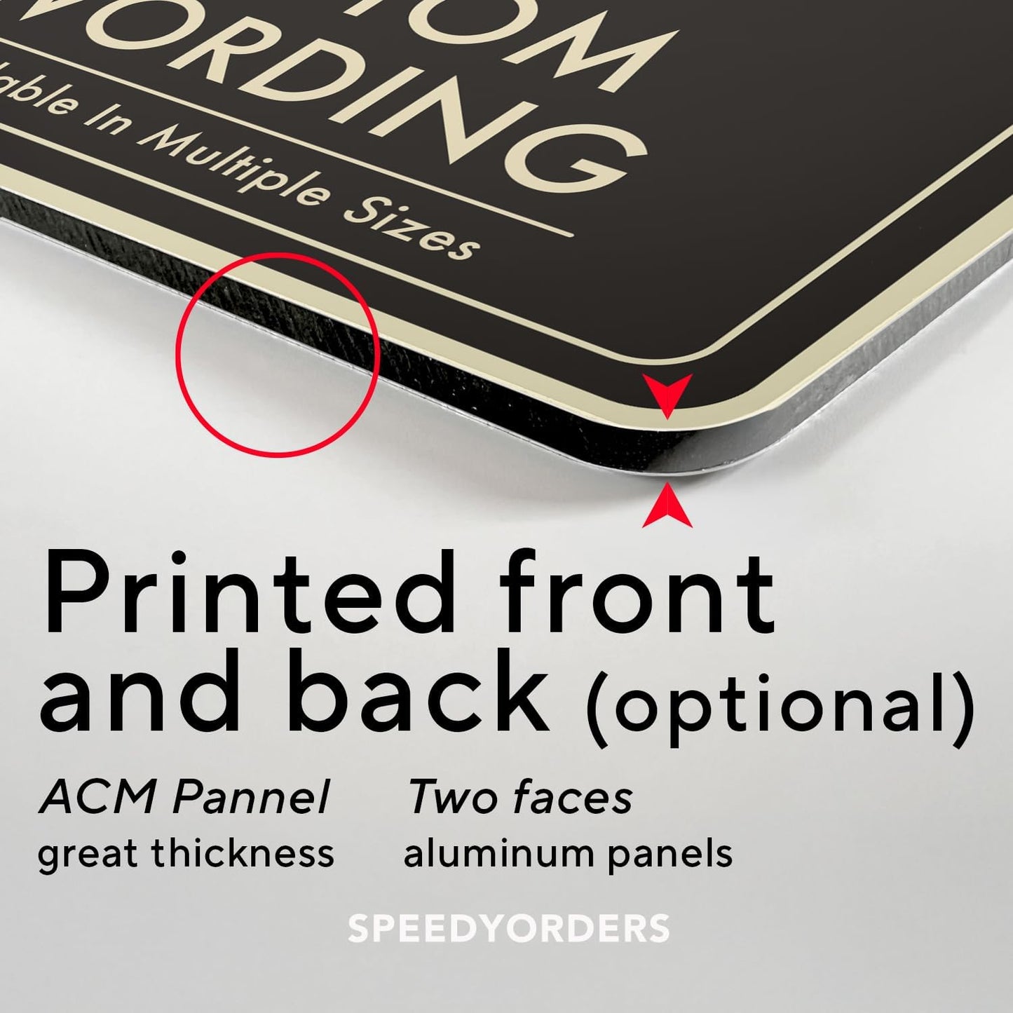 Custom Decorative Outdoor Metal Sign - Personalized Aluminum, Custom Driveway Sign, Waterproof, Black Charcoal 42x28 In