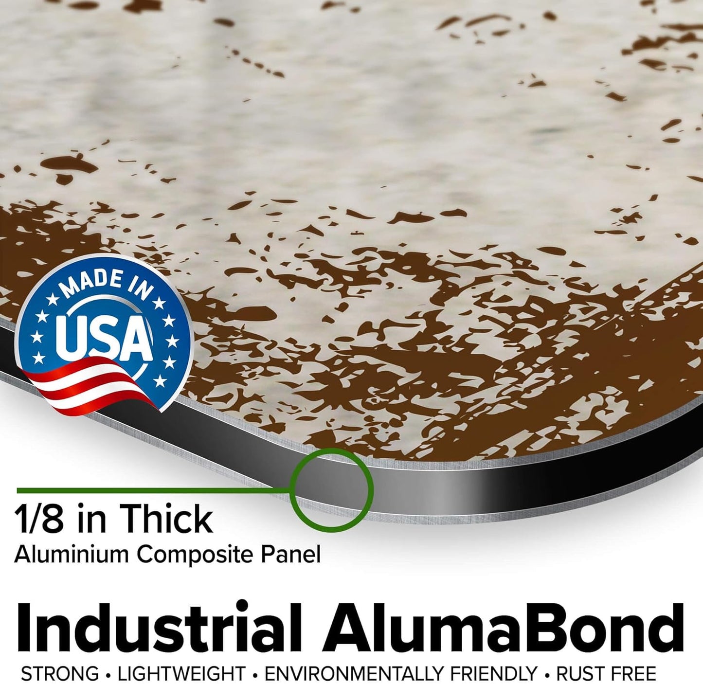 Custom Sign, Custom Street Sign, 11 Font Colors, 13 Font Styles, 4 Hole Options, 22 Sizes, 36x48 Inches, Rust Free DiBound, Fade Resistant, Made in USA by My Sign Center (Rustic)