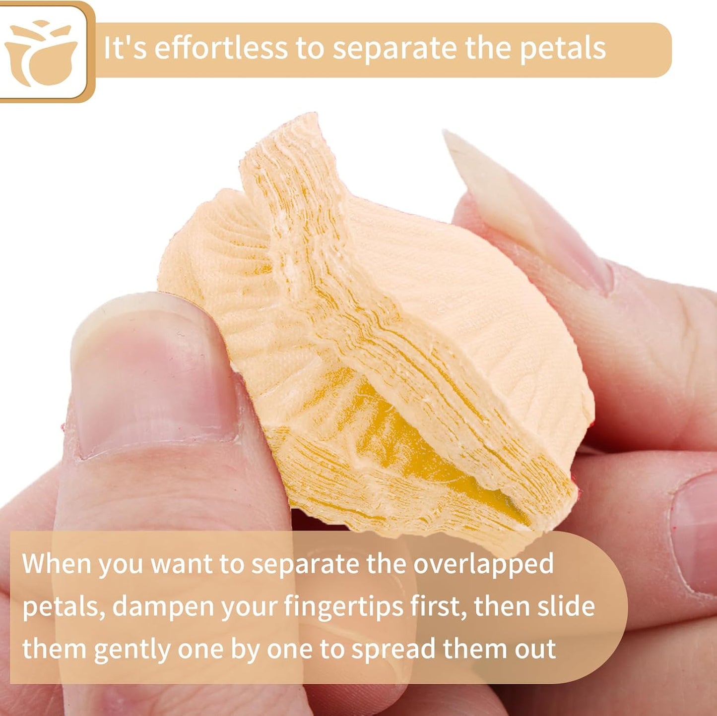 1000 Pcs Artificial Fake Rose Petals,Flower Petals for Romantic Night, Engagement, Party, Wedding, Event Flower Decorations, in Bulk(Champagne Color)