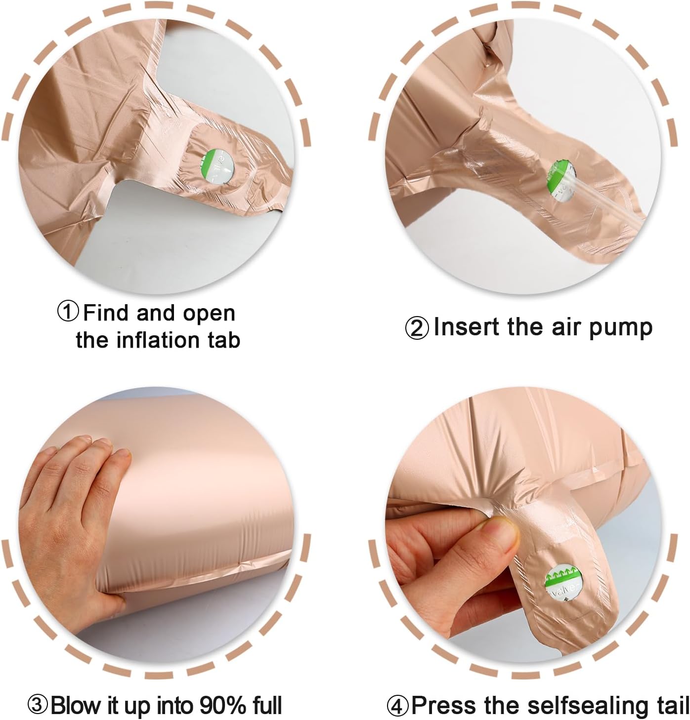 Light Brown Helium Number Balloon 40 Inch, Giant Foil Light Brown Number 0 Birthday Balloons, Large Numbers 10 20 30 40 50 60 70 80 90 100 2026, Party Celebration Supplies Decorations