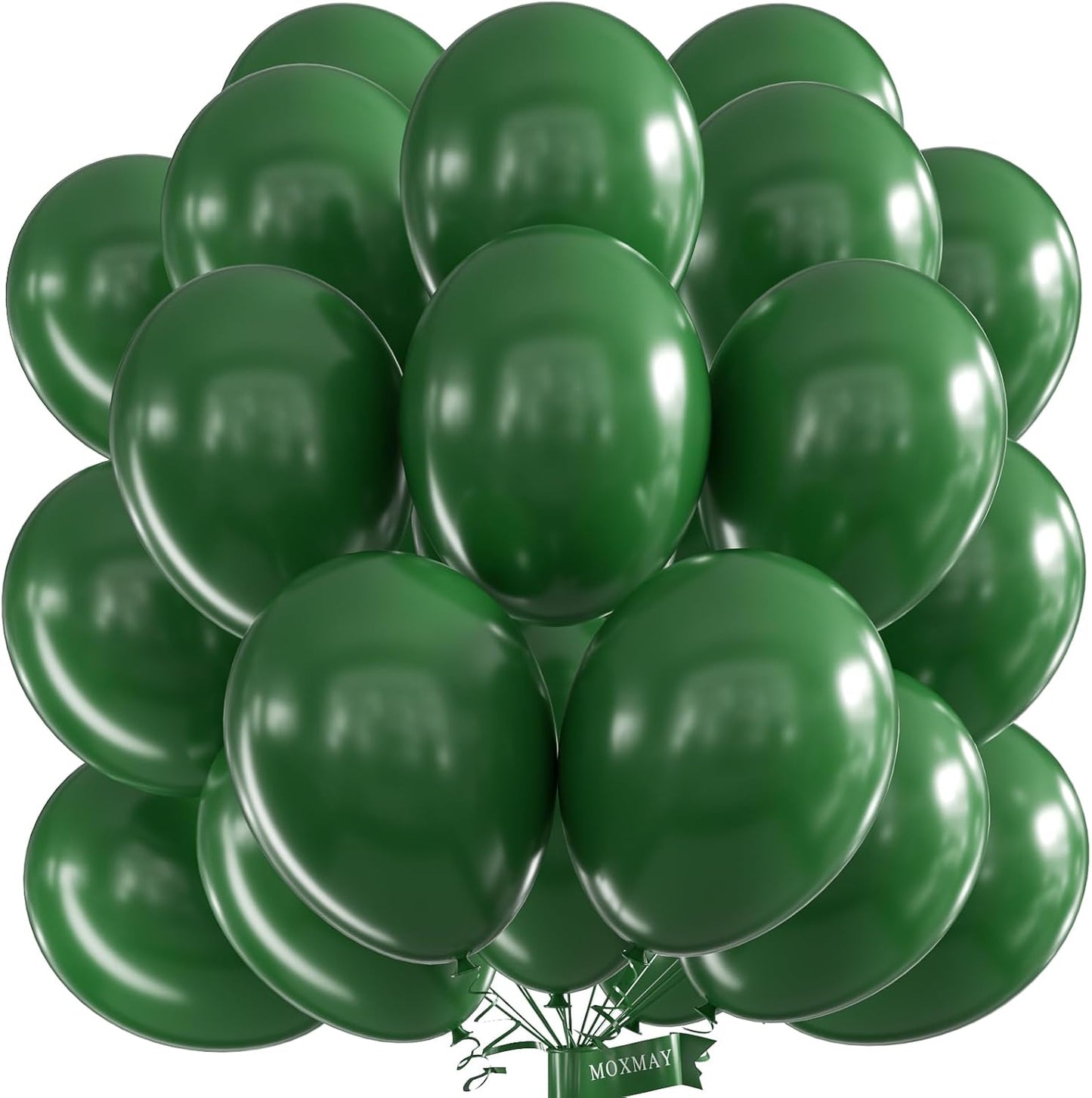 50pcs 12" Party Decoration Matte Latex Balloonfor Birthday Wedding Engagement Anniversary Christmas Festival-Blackish Green