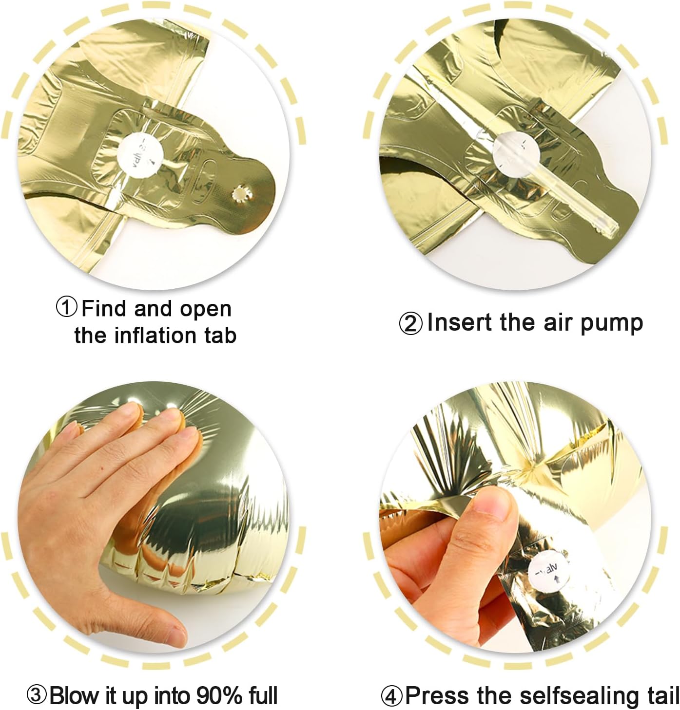 40 Inch Light Gold 3 Large Number Balloon, 3 13 23 30 33 36 Champagne Gold Birthday Party Decorations, Number Three Foil Balloons for Anniversary Party Graduations Celebration Supplies