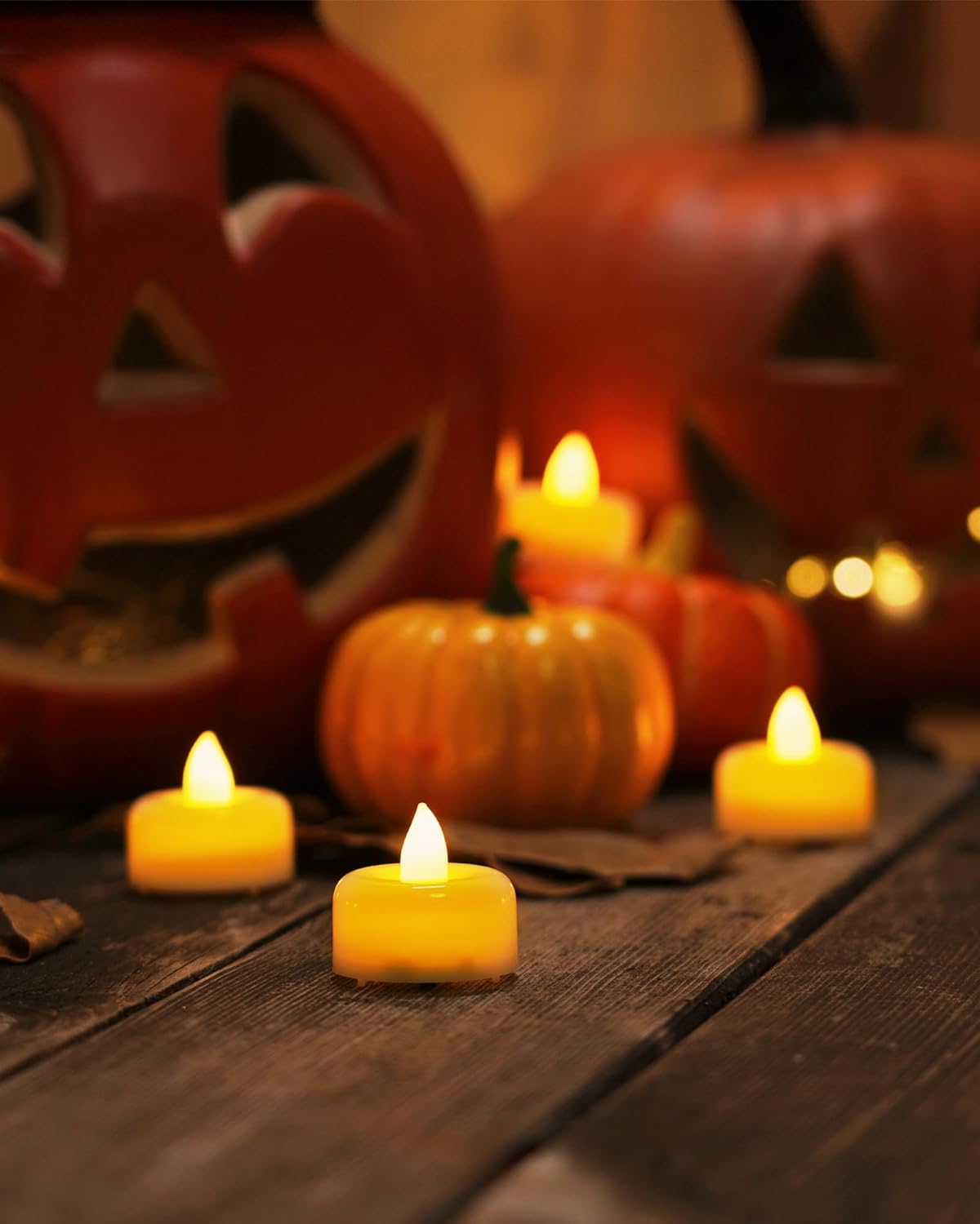 Amagic 150 Pack Flameless LED Tea Lights Candles Battery Operated, Electric Fake Tealight Candles for Votive, Halloween, Christmas, Home Decor, Wedding, Table Decor (150Pack)