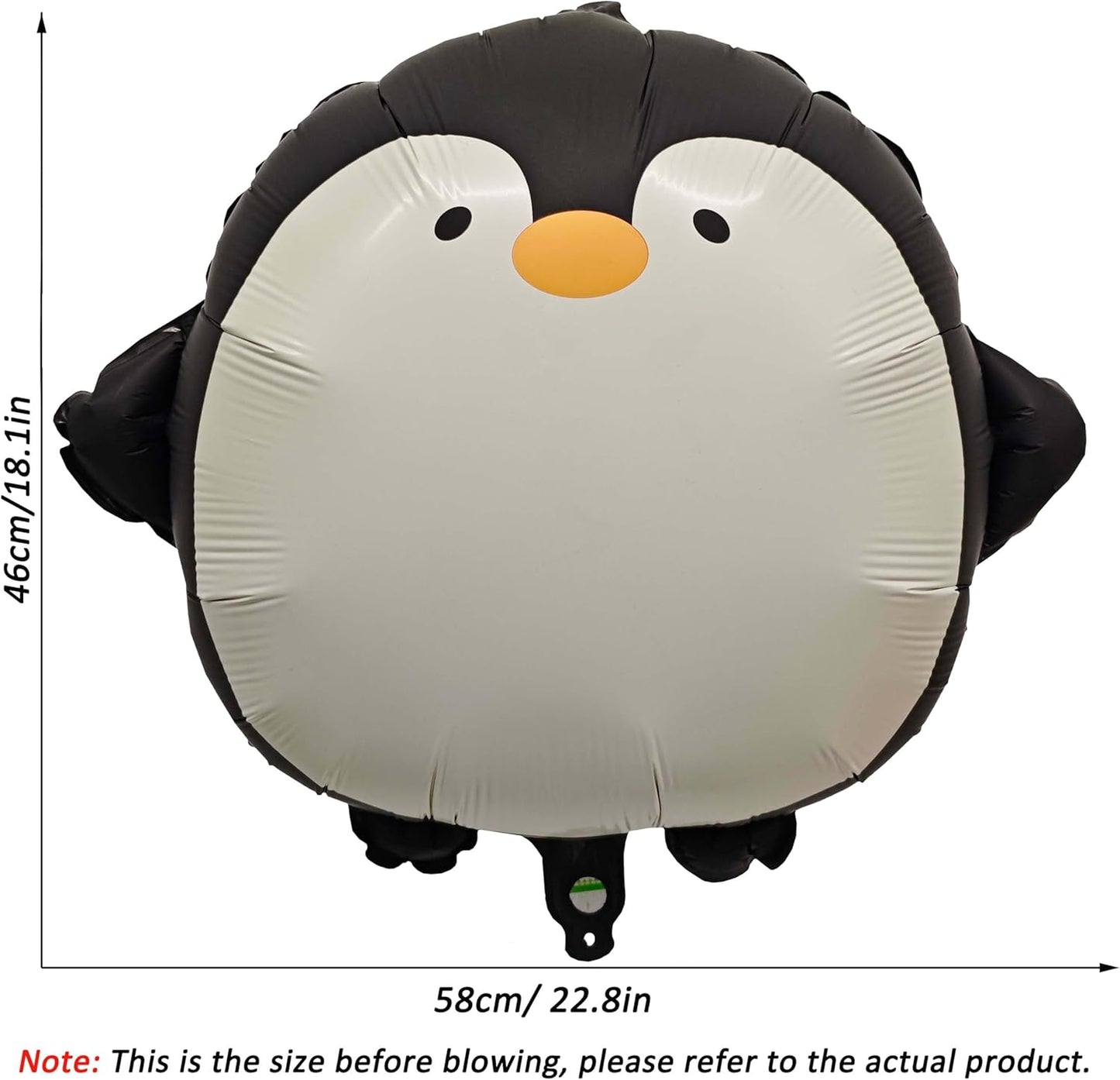 2PCS Matte Walking Animal Penguin Balloon Cute Penguin Shaped Foil Mylar Balloon For Farm Animal Penguin Theme Birthday Party Kids Birthday Party Decorative Supplies