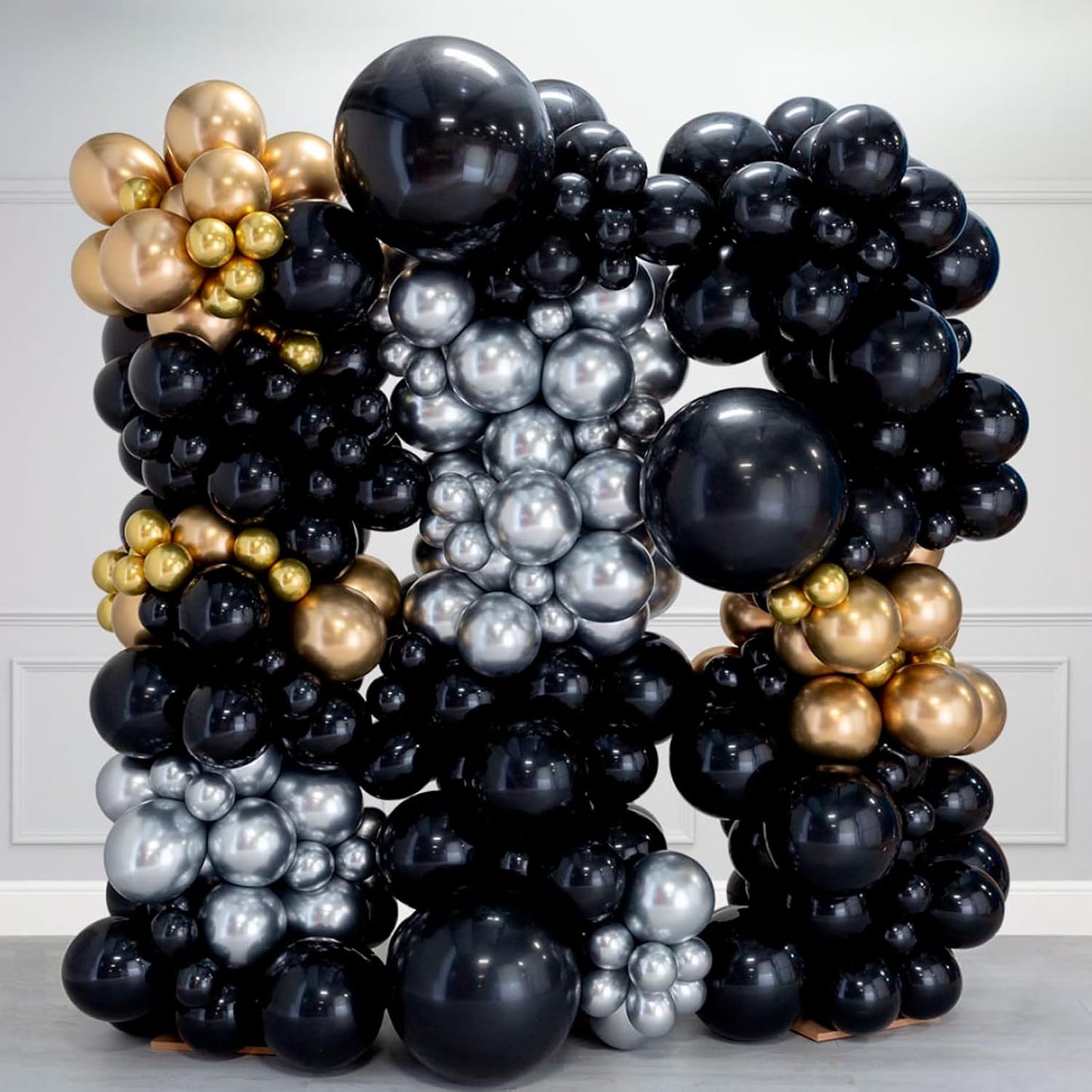 125 pcs Black Latex 5 Inch Balloons, Small Balloons for Balloon Garland or Balloon Arch as Party Decorations, Birthday Decorations, Anniversary Party Decor