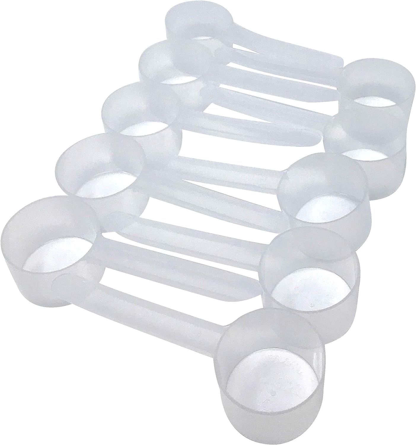 2 Tablespoon (1/8 Cup | 1 Oz. | 6 Teaspoon | 29.6 mL) Long Handle Scoop for Measuring Coffee, Pet Food, Grains, Protein, Spices and Other Dry Goods (Pack of 10)