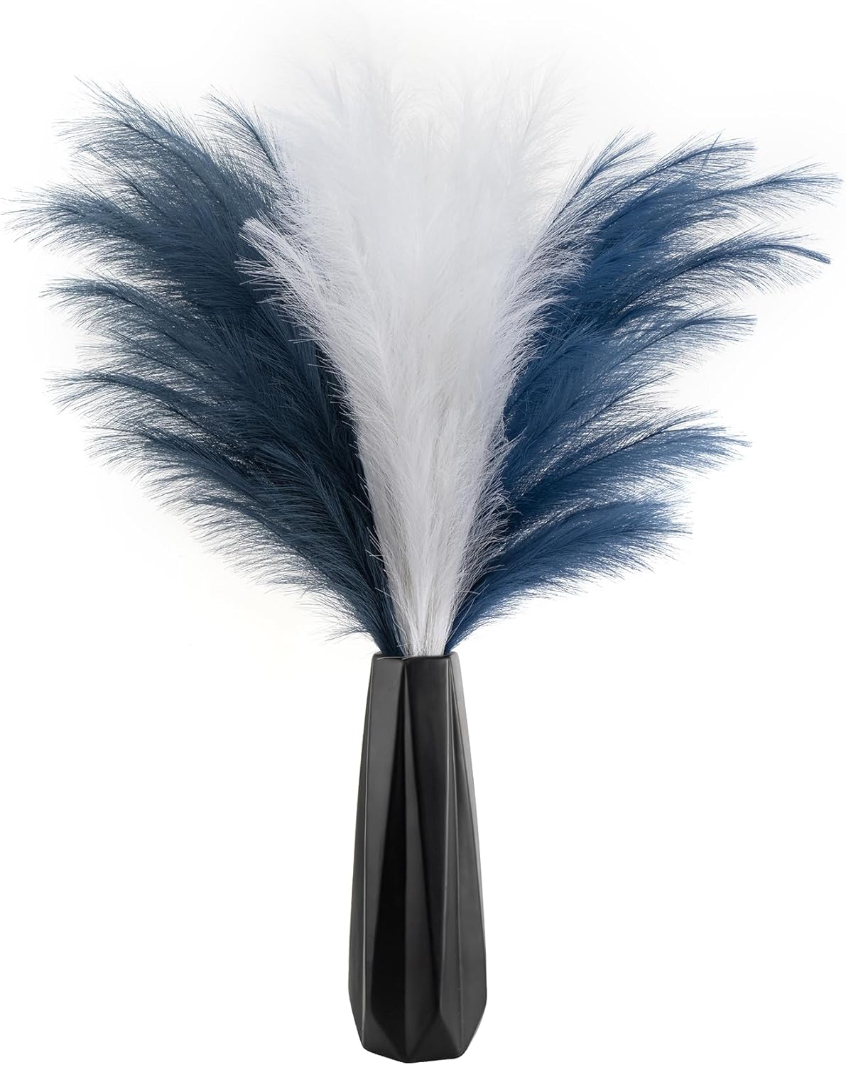 Pampas Grass Decor Tall, 43"/110cm Faux Pampas Grass 6 Stems Large Pompass Grass Branches Tall Bulk Boho Flower Arrangement for Home Room Wedding Party Decor