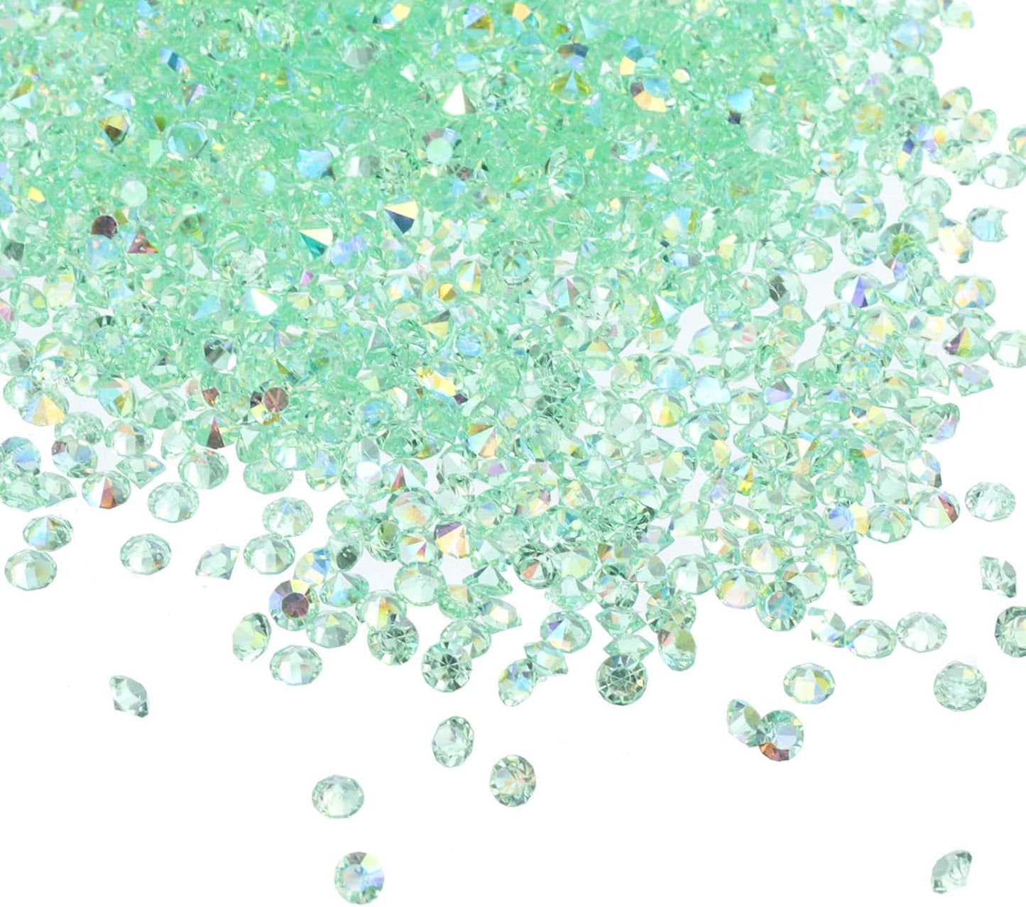 PATIKIL 14000Pcs Wedding Table Scatter Confetti Crystals 3mm Acrylic Diamonds Vase Fillers Gems for Table Centerpiece Decorations Bridal Shower Party, Lake Blue AB