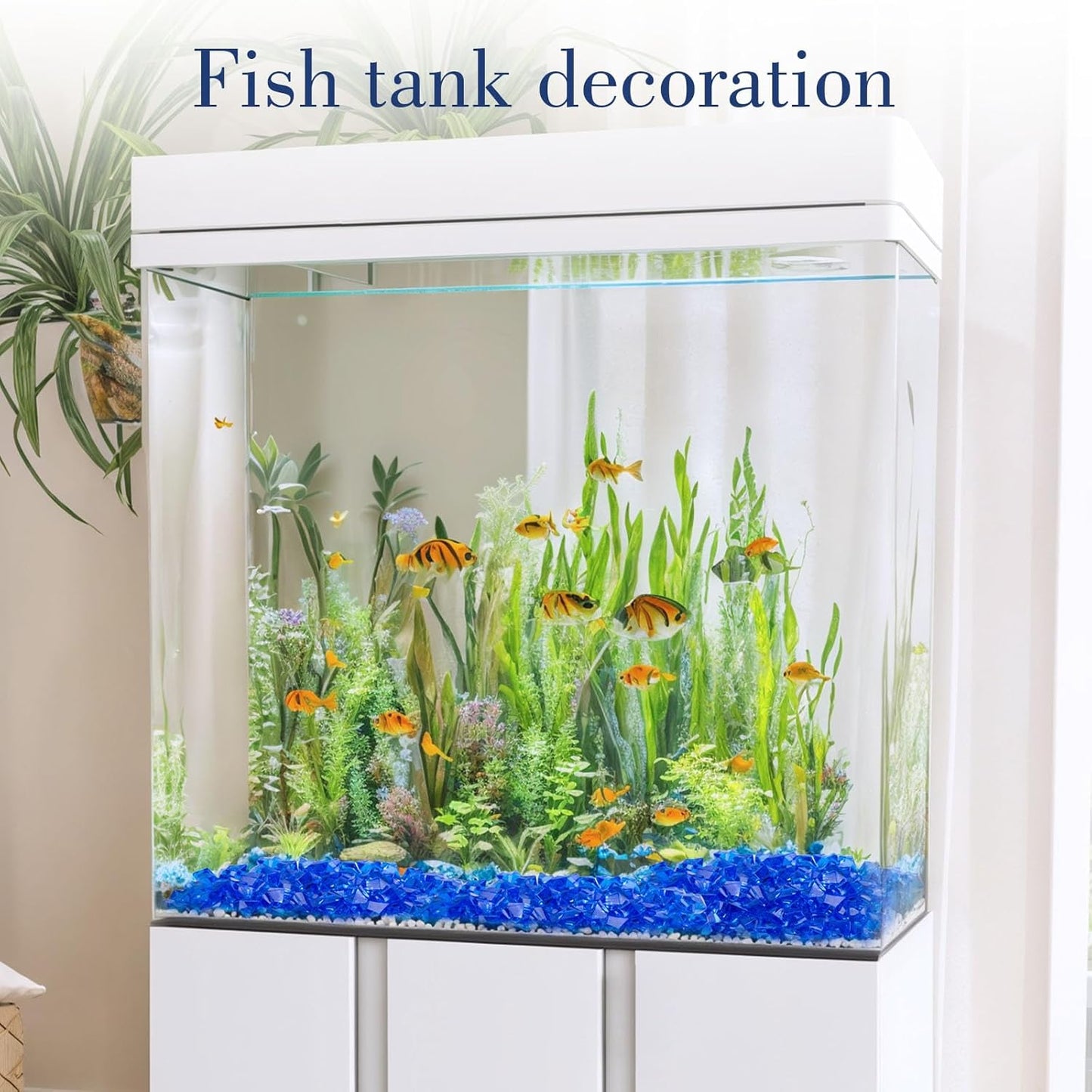 DomeStar Navy Blue Fake Ice Rocks, 150PCS Acrylic Gems Crystals Plastic Diamonds Centerpiece for Vase Fillers DIY Craft Wedding Party Table Scatter Aquarium Tank Cobalt Blue Decorations