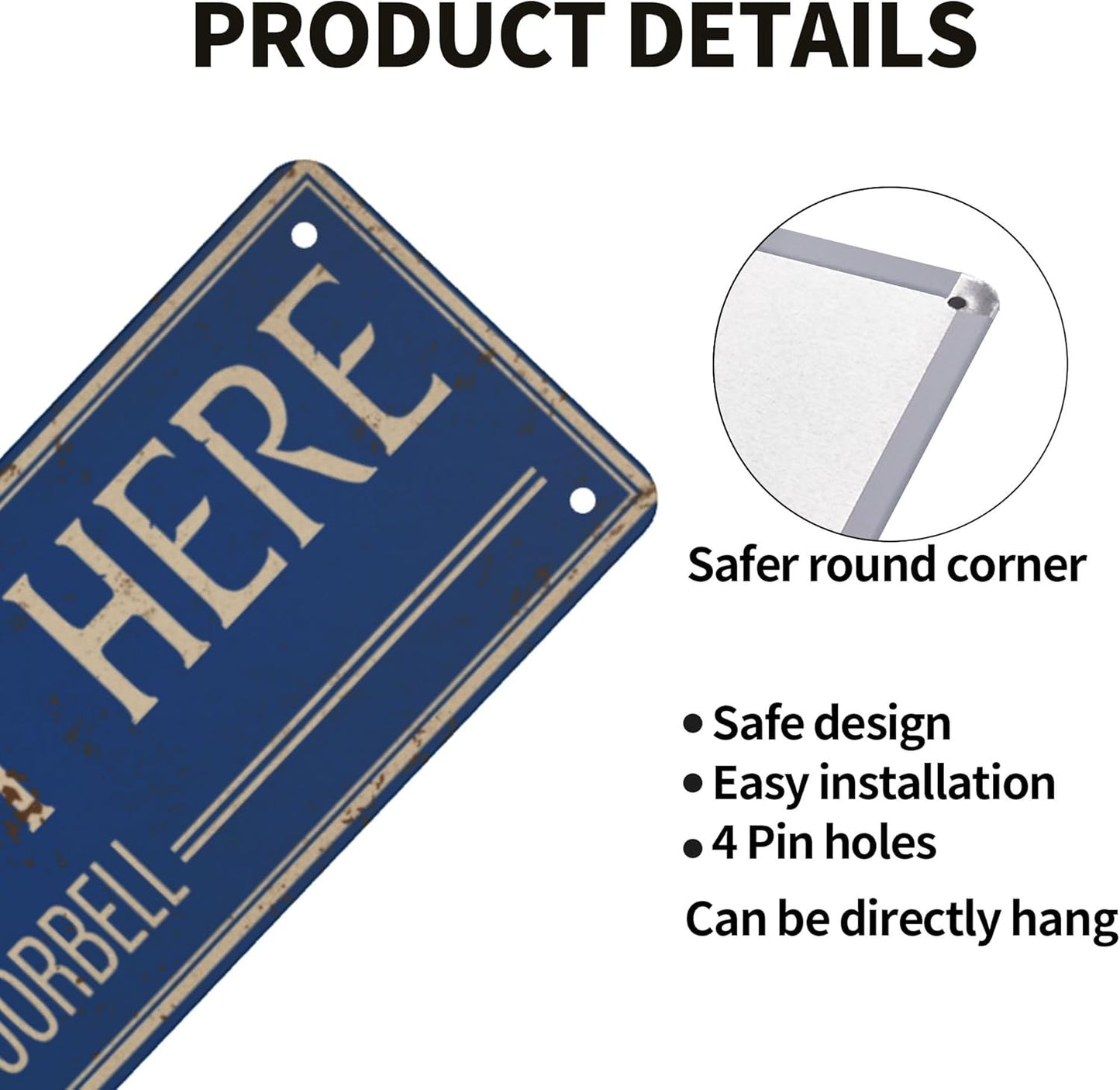 Custom Signs Outdoor Metal Personalized Street Signs with Your Text Name Logo Photo for Business Home Street Bar Outdoor Indoor Wall Decor Fade Resistant Plaque