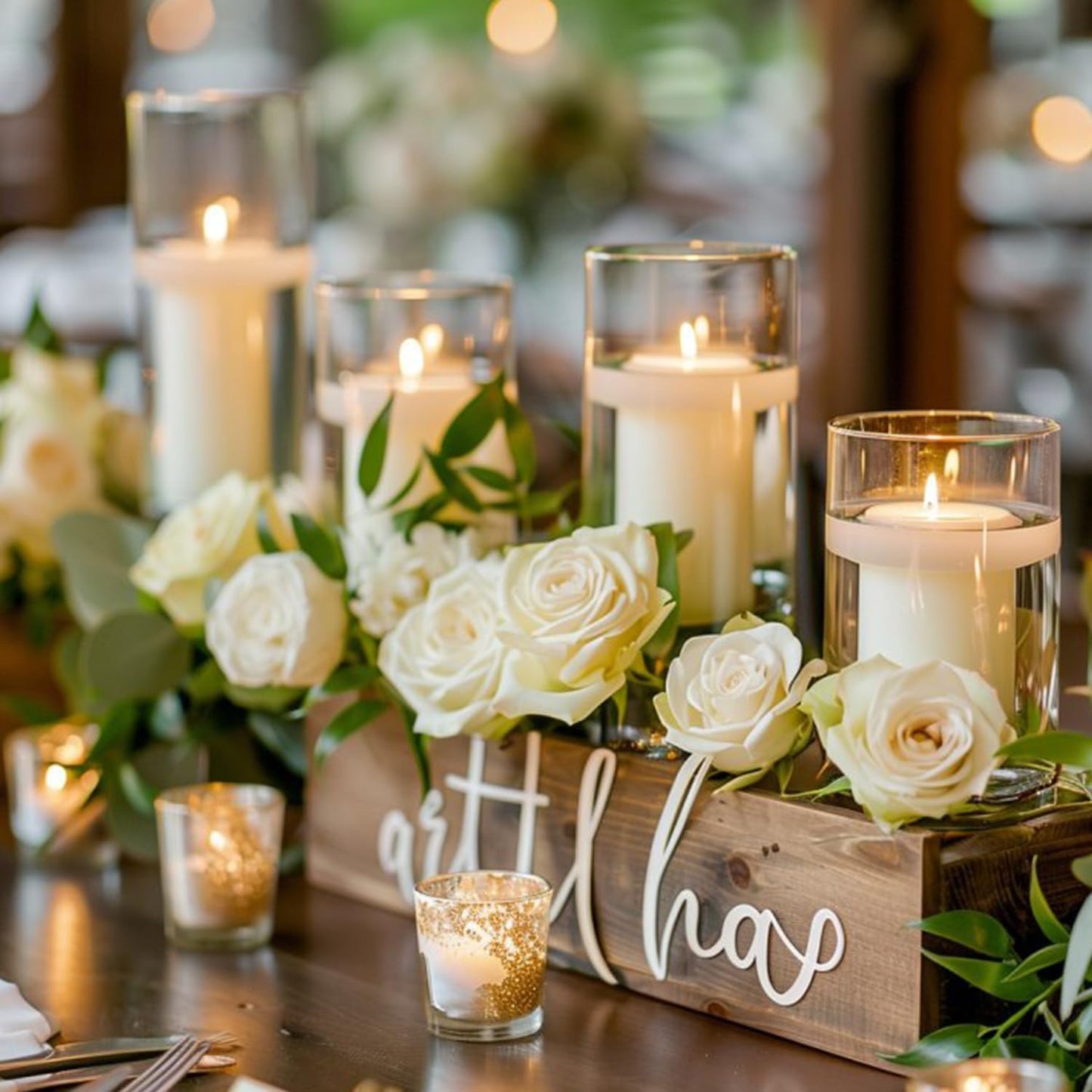 16 Pack Glass Cylinder Vases 4, 6, 8, 10 Inch Tall Clear Flower Vases for Table Centerpieces Wedding Decoration, Hurricane Floating Candle Holder for Party Home Decor