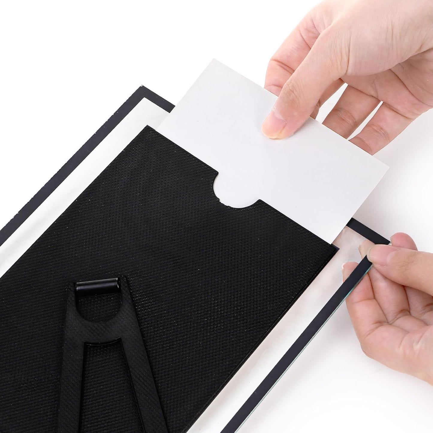 4 x 6 Glass Picture Frame Set of 10, Silver Mirror Photo Frames, Thin Border Desk Picture Frame for Office, College, Vertical and Horizontal Tabletop Display, Desk Decor