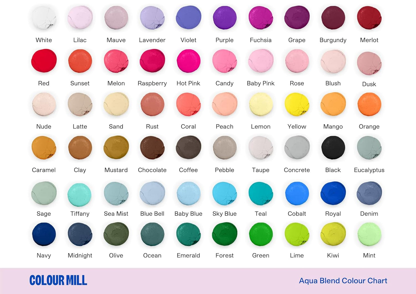 Colour Mill Aqua Blend Water-Based Food Coloring, 20 Milliliters Lilac