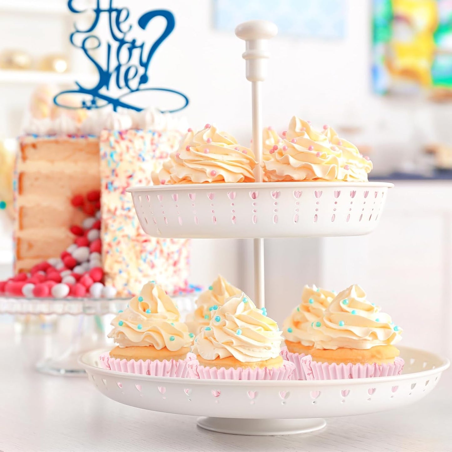 300pcs Pink Bow Cupcake Liners, Bow Cupcake Wrappers Pink Baking Cups for Wedding and Birthday Party Baking Supplies