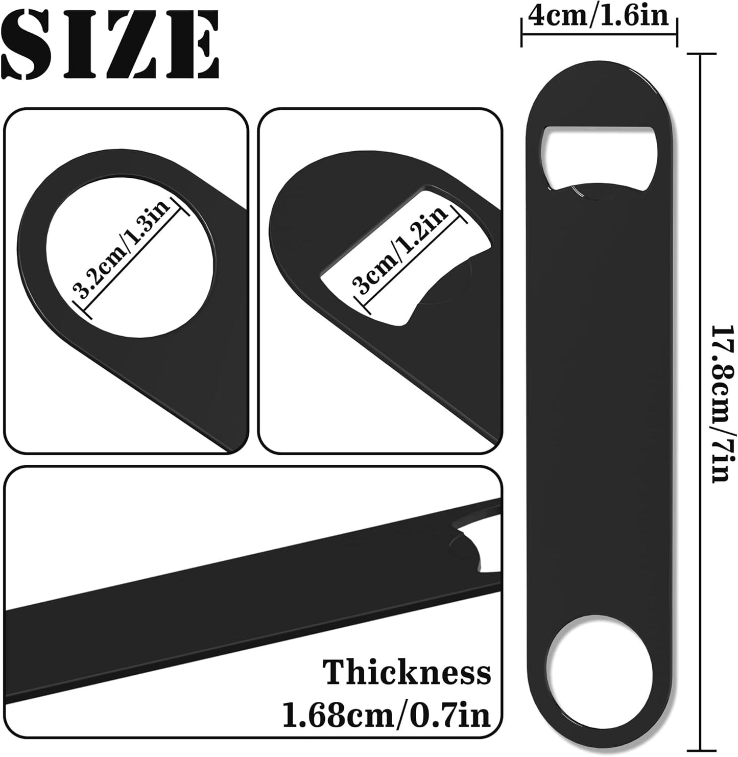 5-100 Custom Bottle Opener, Personalized Bottle Opener Stainless Steel with Customized Photo/Text in Full Color Printing, Colorful Beer Opener for Bar, Restaurant, Party, Wedding Favors (ONE PHOTO)