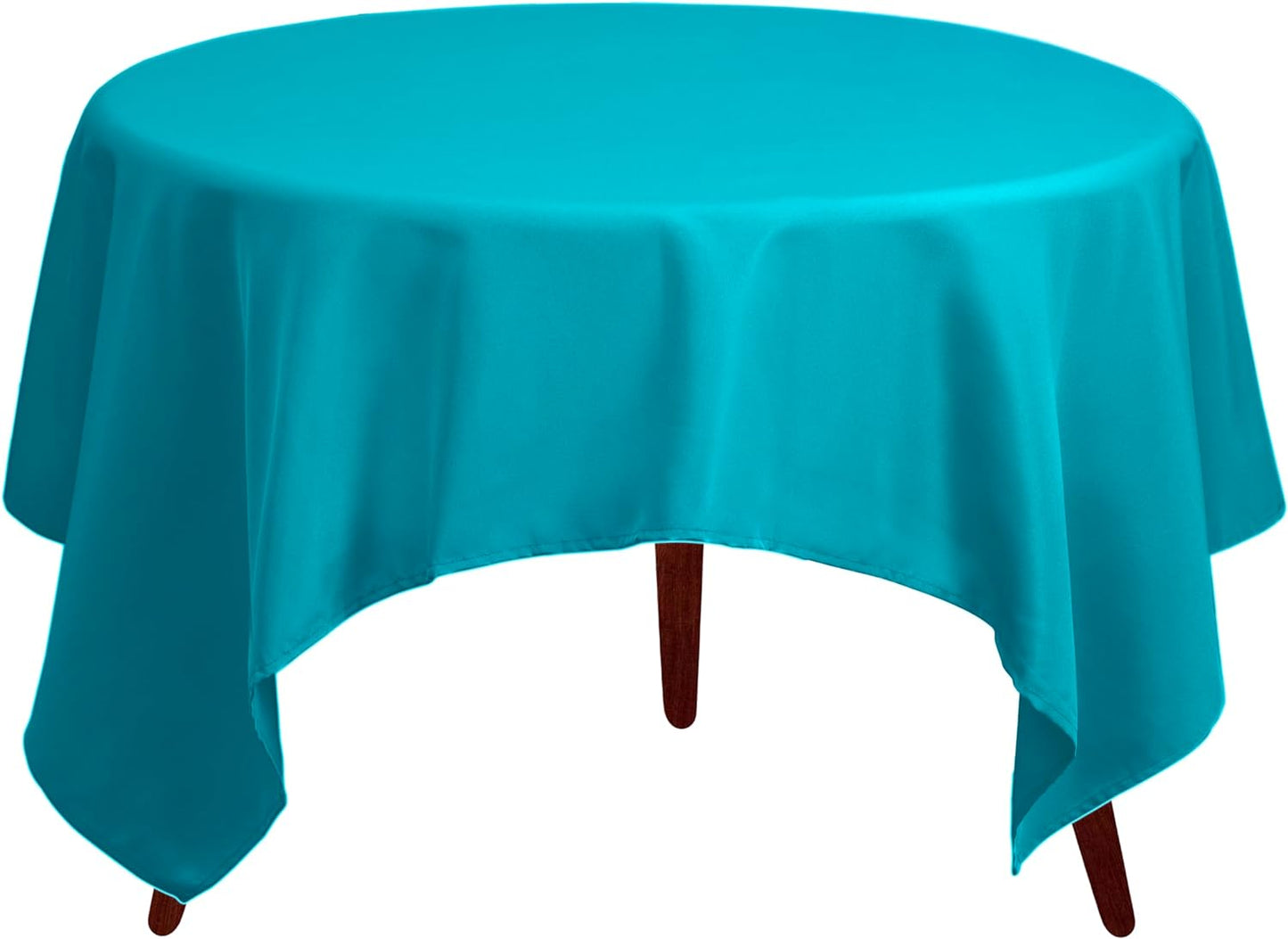 Gee Di Moda Square Tablecloth - 85 x 85 Inch Caribbean Table Cloth for Large Square or Round Tables - Heavy Duty Washable Fabric - for Buffet Table, Holiday Party, Dinner, Wedding & Baby Shower