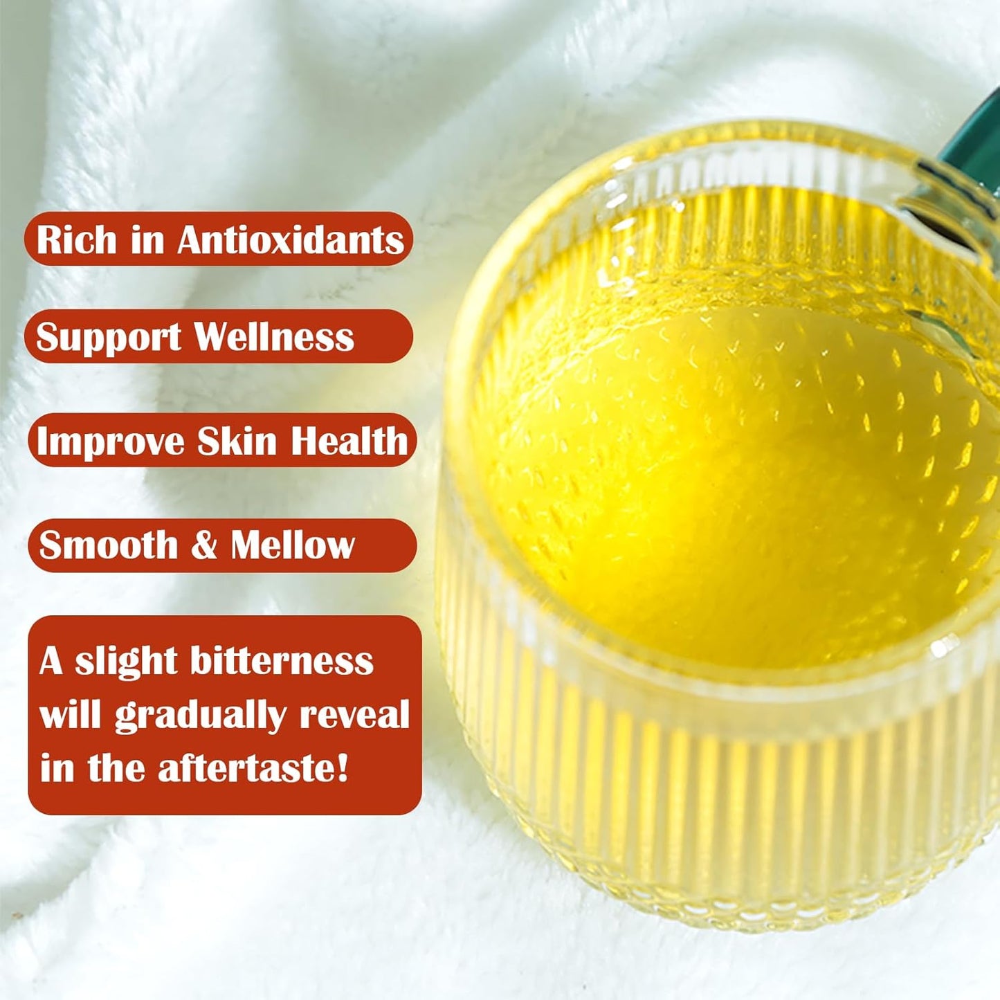 FullChea - Dried Calendula Flowers Tea, 30 Teabags, 1.5g/bag - Premium Calendula Tea For Skin Health & Support Wellness - Non-GMO - Caffeine-free - Natural Calendula Herbs