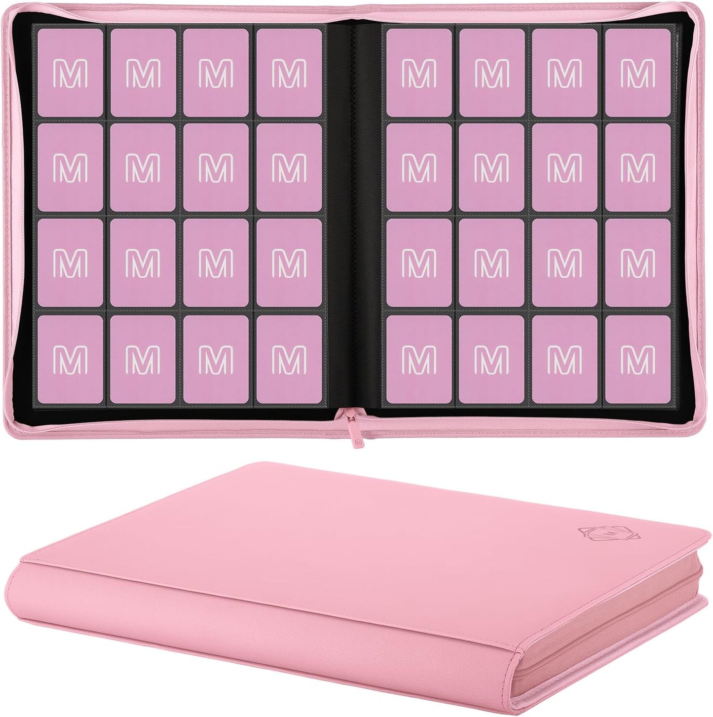 Premium Card Binder 16 Pocket,Trading Card Binder Holds up to 1000+Cards Sturdy Card Collection Album, Card Holder Folders for MTG, TCG, Game Cards & Sports Cards